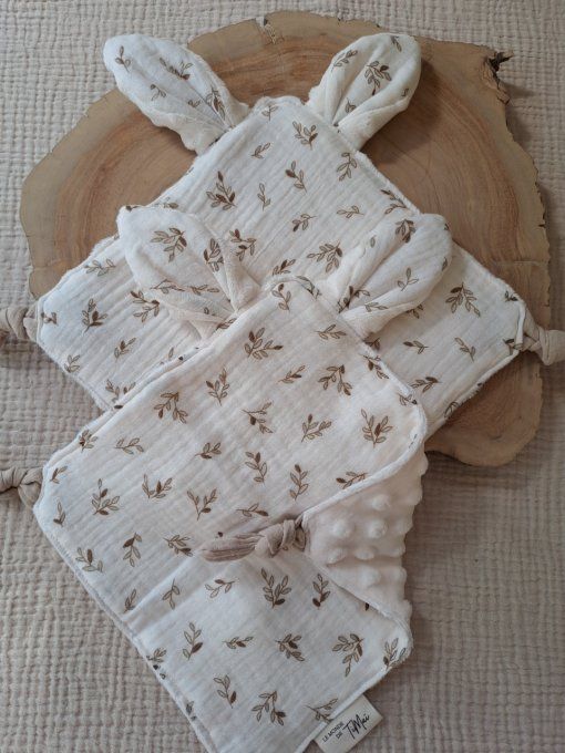 Coffret naissance - Deux doudous Lapinou (modèle au choix)