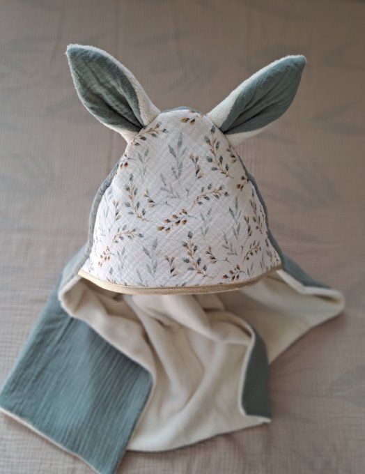 Cape de bain - Jardin secret (Taille au choix)