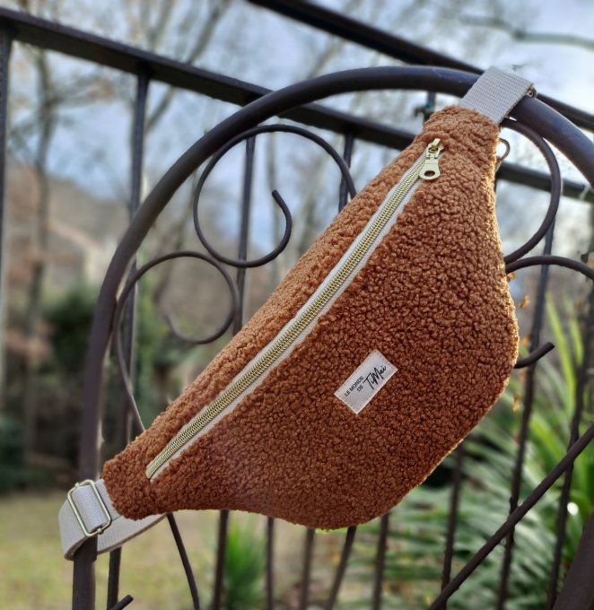 Sac banane enfant - La Moumoute marron