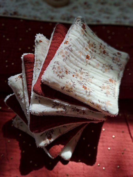 Semainier de Lingettes lavables - Nina