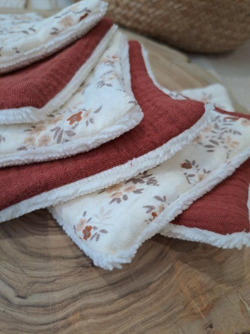 Semainier de Lingettes lavables - Nina