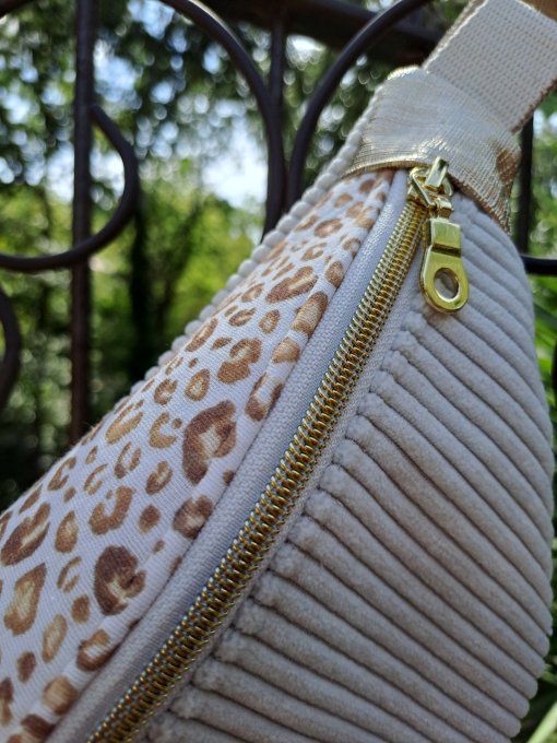 Sac banane - La new Léopard inversée 