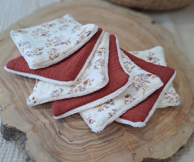 Semainier de Lingettes lavables - Nina