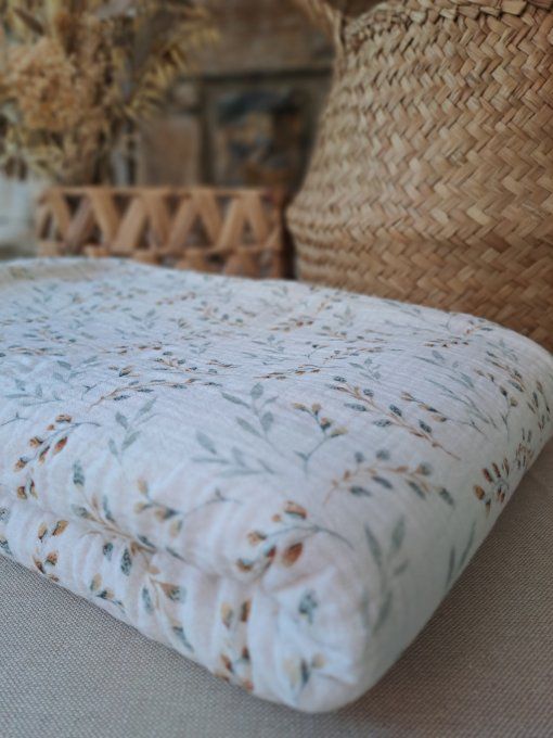 Couverture en sherpa - Jardin secret