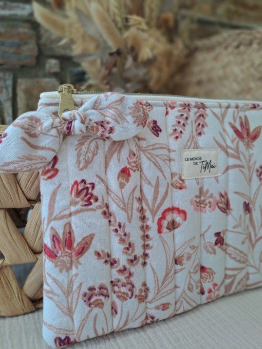 Pochette plate matelassée - Alba