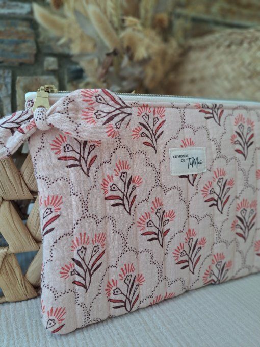 Pochette plate matelassée - Mia