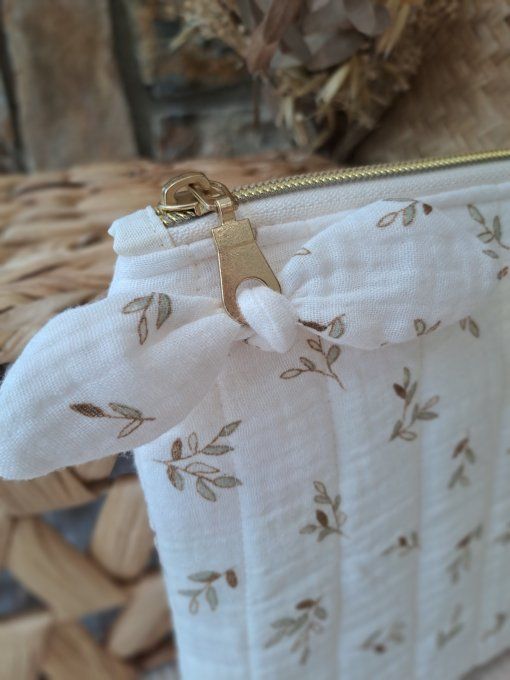 Pochette plate matelassée - Petit cocon 