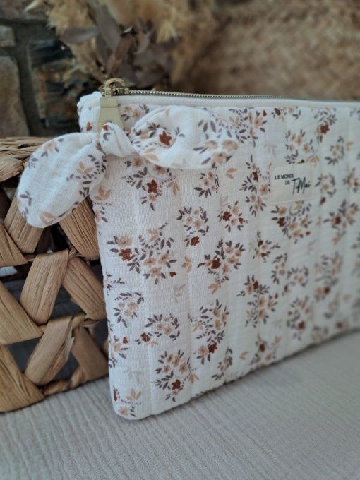 Pochette plate matelassée - Nina
