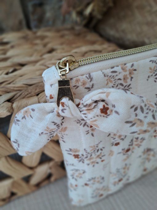 Pochette plate matelassée - Nina