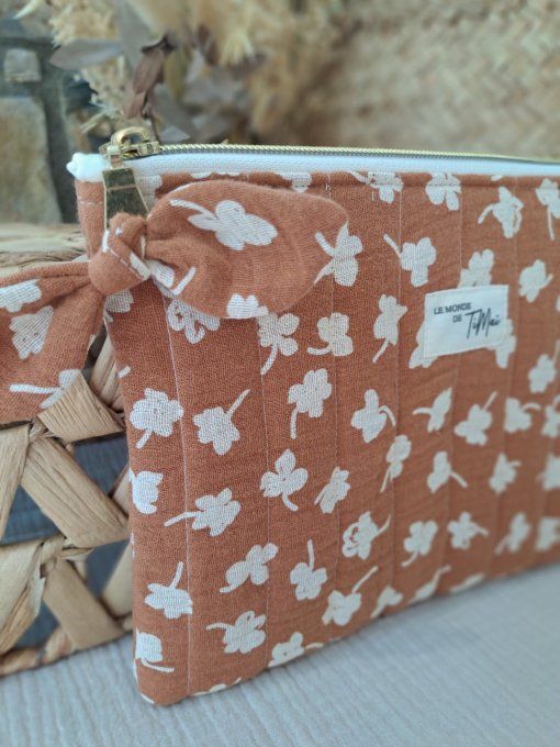 Pochette plate matelassée - Esmée