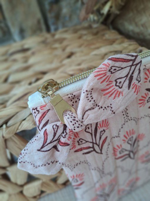 Pochette plate matelassée - Mia
