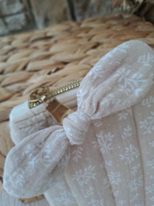 Pochette plate matelassée - Bohème 