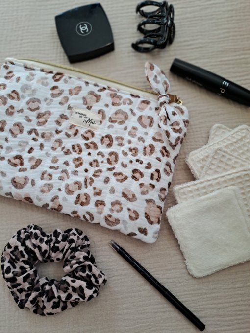 Pochette plate matelassée  - Sauvage