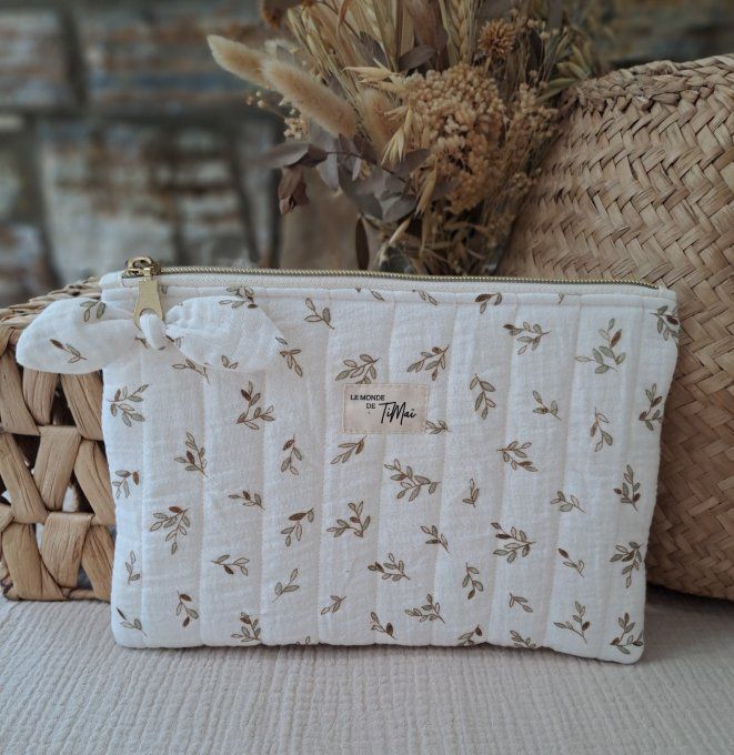 Pochette plate matelassée - Petit cocon 