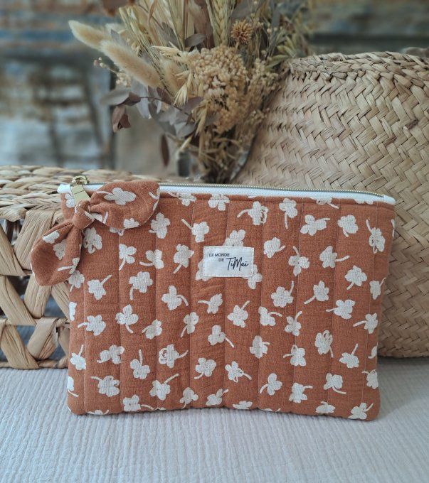Pochette plate matelassée - Esmée