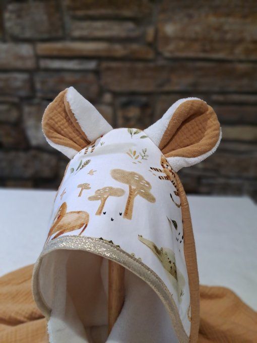 Cape de bain - Savane (Taille au choix)