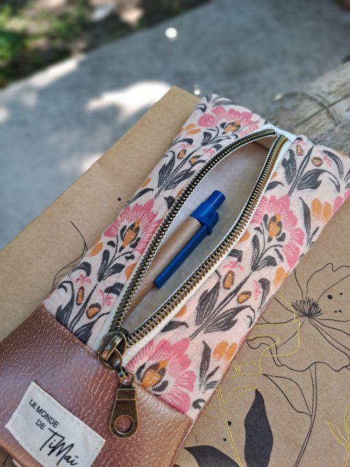 Coffret cadeau Maîtresse - Trousse de Cahier & Chouchou - Léonie 