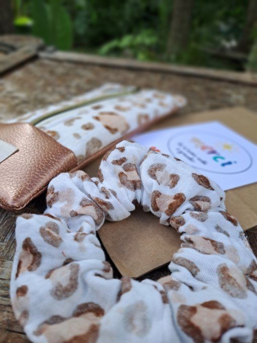 Coffret cadeau Maîtresse - Trousse de Cahier & Chouchou - Sauvage 