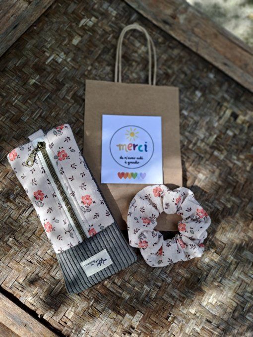 Coffret cadeau Maîtresse - Trousse de Cahier & Chouchou - Anna