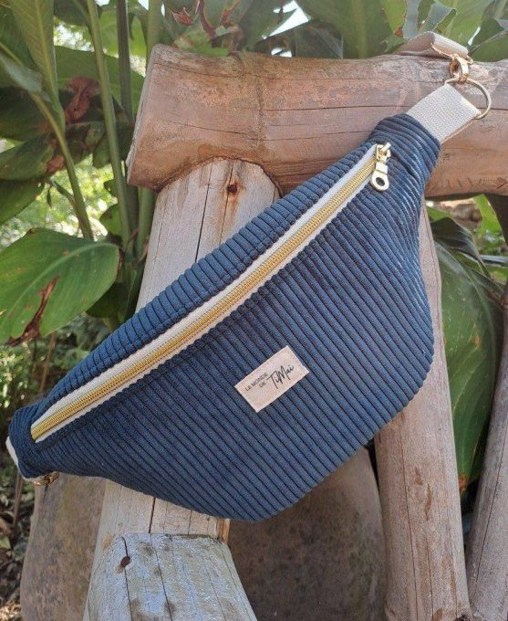Sac banane original bleu jean - Le monde de TiMaï