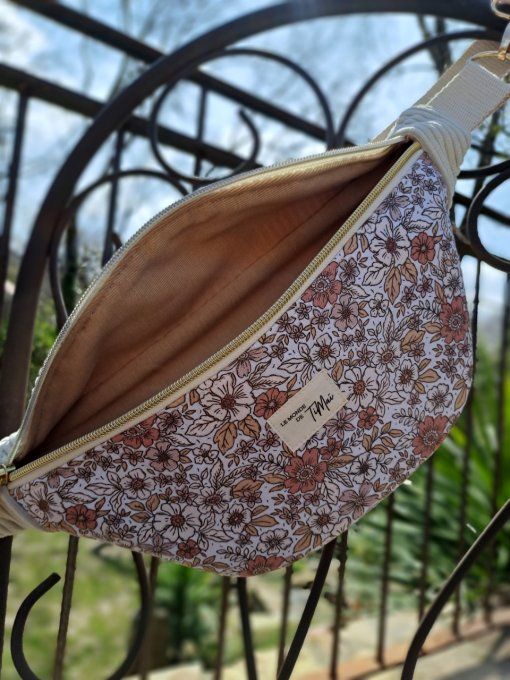 Sac banane Le monde de TiMaï - clair et fleuri