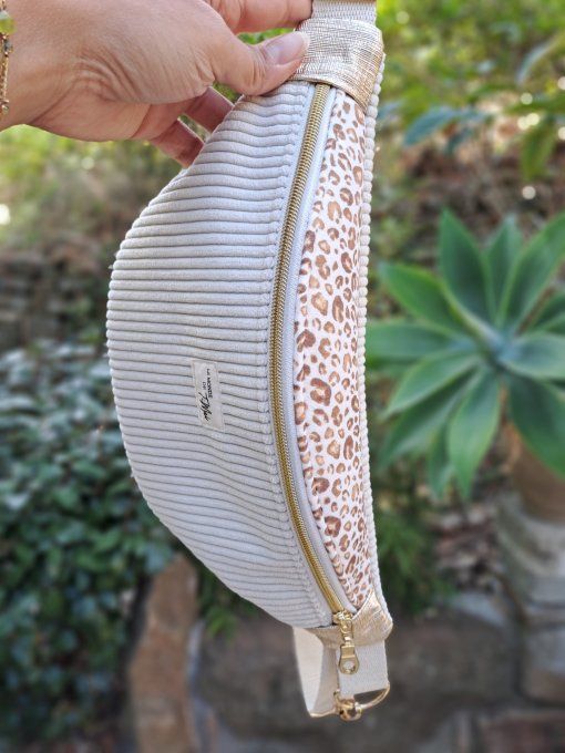 Sac banane Le monde de TiMaï - léopard inversée clair