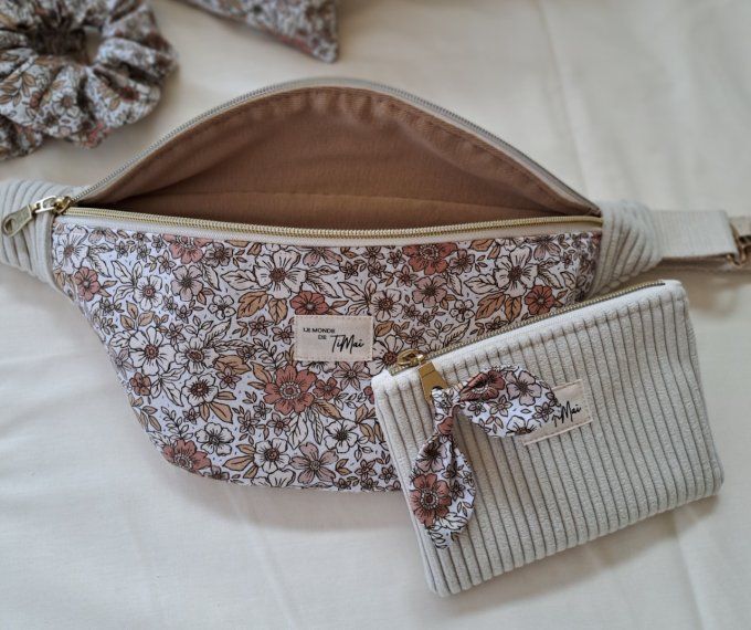 Sac banane Le monde de TiMaï - fleurs made in France