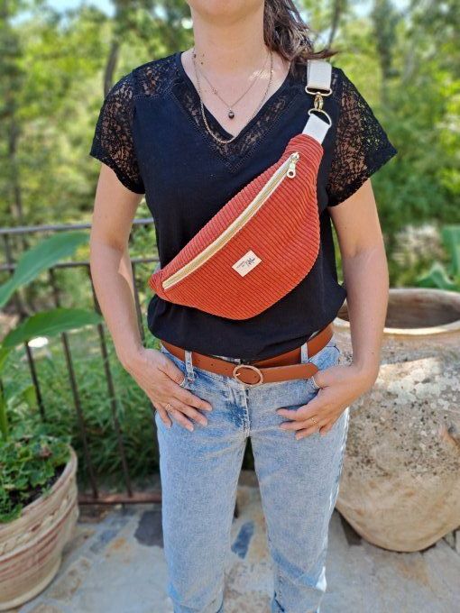 Sac banane - Jolie fleur