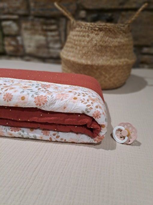 Couverture hiver - Jolie fleur 