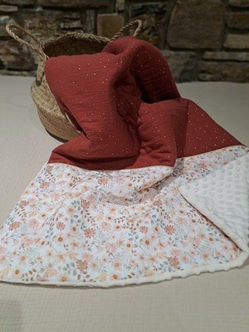 Couverture hiver - Jolie fleur 