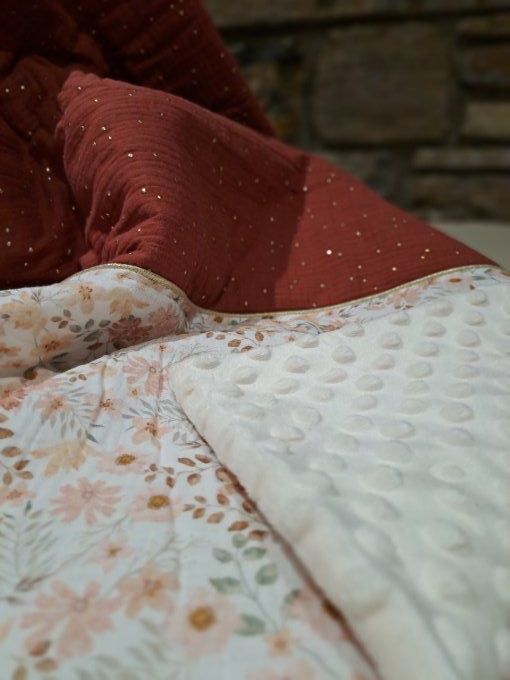 Couverture hiver - Jolie fleur 