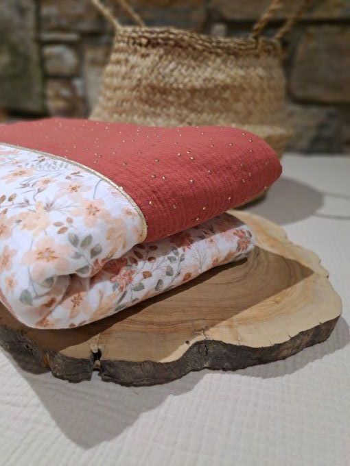 Couverture hiver - Jolie fleur 