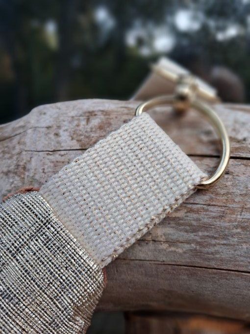 sac banane sangle originale avec fils dorés