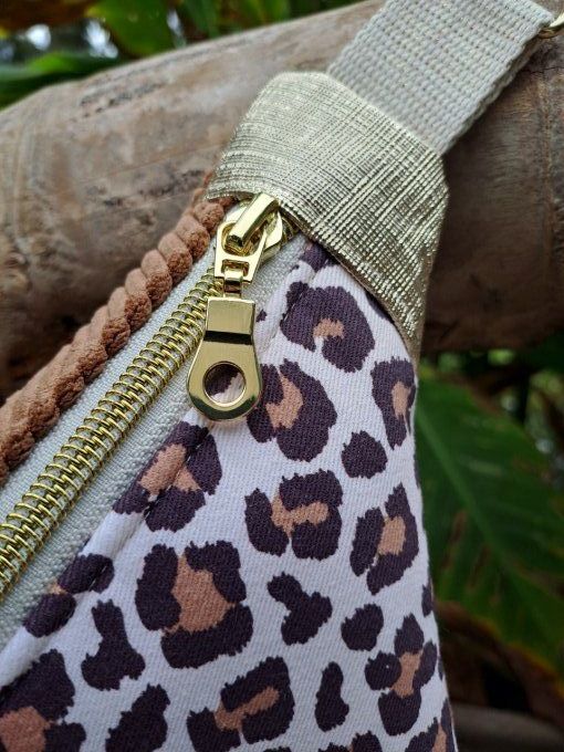 le plus beau sac banane léopard